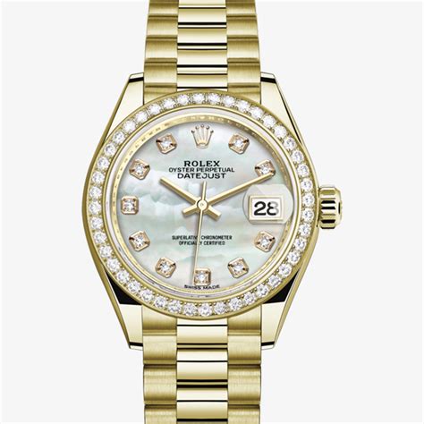 rolex datejust ladies 2tone 14k yellow|rolex lady datejust 28 diamonds.